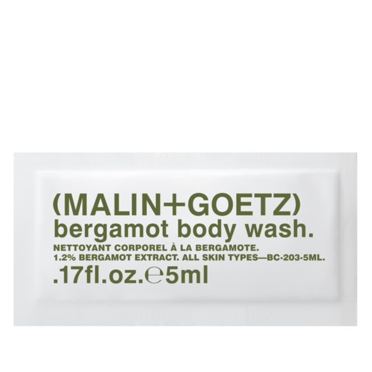 bergamot hand+body wash. sample